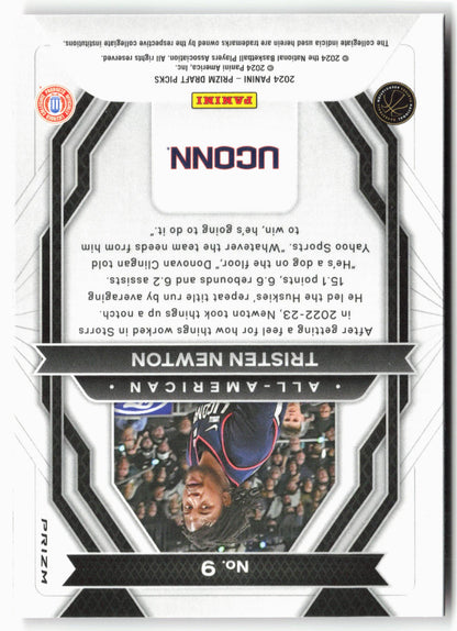 2024 Panini Prizm Draft Picks #9 Tristen Newton All-American Prizms Red Ice
