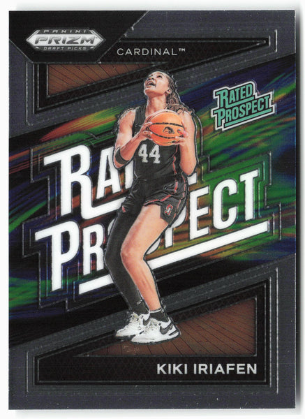 2024 Panini Prizm Draft Picks #10 Kiki Iriafen Rated Prospect