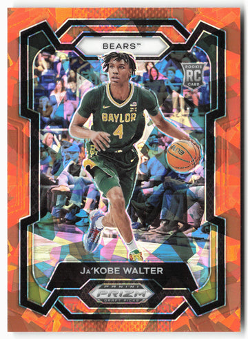 
2024 Panini Prizm Draft Picks #9 Ja'Kobe Walter Prizms Orange Ice