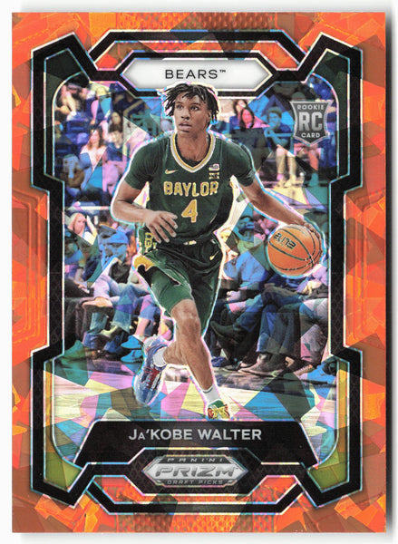 2024 Panini Prizm Draft Picks #9 Ja'Kobe Walter Prizms Orange Ice