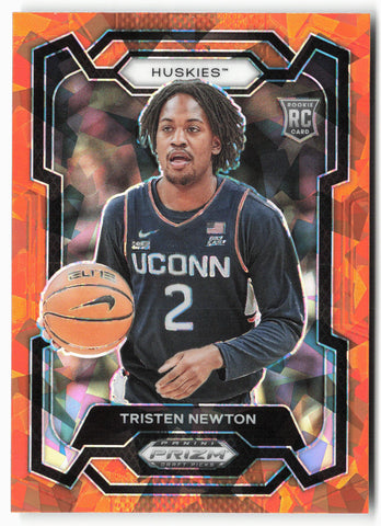 2024 Panini Prizm Draft Picks #51 Tristen Newton Prizms Orange Ice