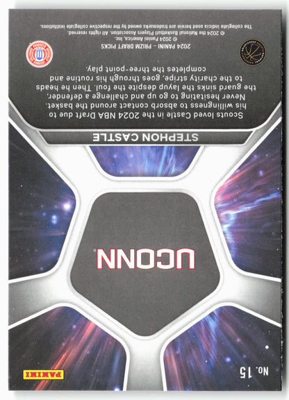 2024 Panini Prizm Draft Picks #15 Stephon Castle Deep Space