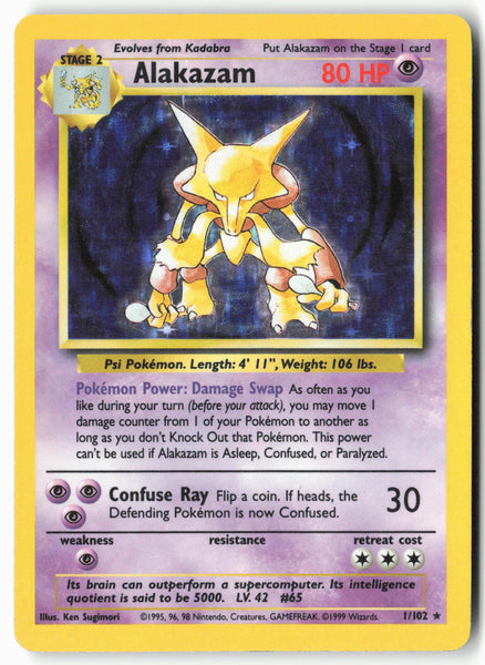 Base Set #001/102 Alakazam