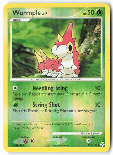 
Diamond and Pearl #104/130 Wurmple