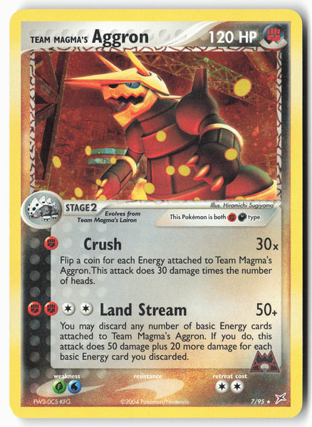 Team Magma vs Team Aqua #7/95 Team Magma's Aggron