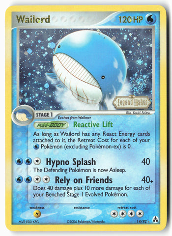 Legend Maker #14/92 Wailord