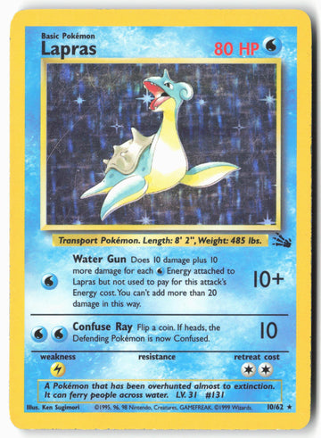 
Fossil #10/62 Lapras (10)