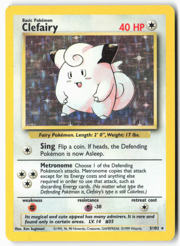 Base Set #005/102 Clefairy