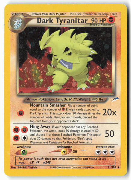 Neo Destiny #011/105 Dark Tyranitar Holo