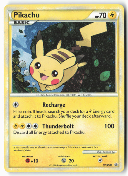 HGSS Promos #HGSS03 Pikachu Holo