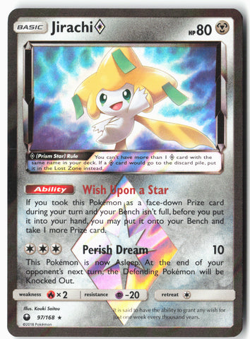 SM - Celestial Storm #97/168 Jirachi Prism Star