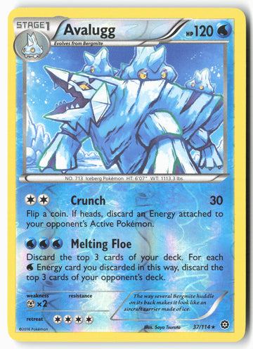 
XY - Steam Siege #37/114 Avalugg Reverse Holo