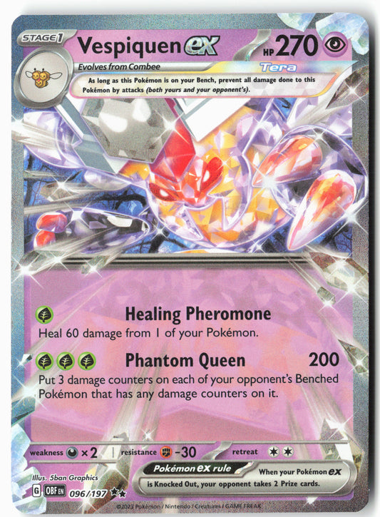SV03: Obsidian Flames #096/197 Vespiquen ex Holo