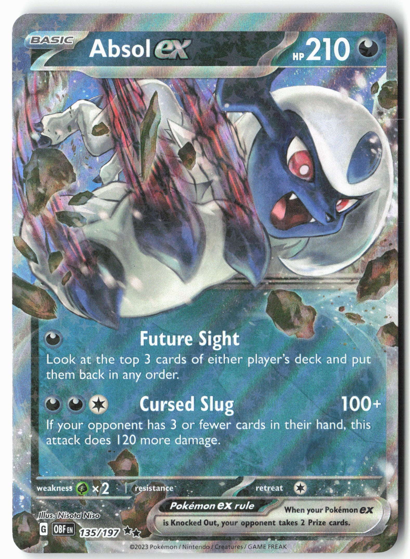 SV03: Obsidian Flames #135/197 Absol ex Holo