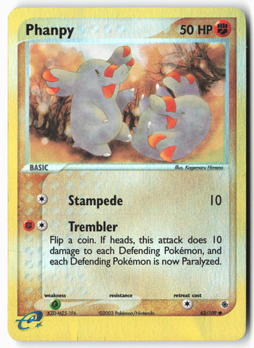 
Ruby and Sapphire #62/109 Phanpy Reverse Holo