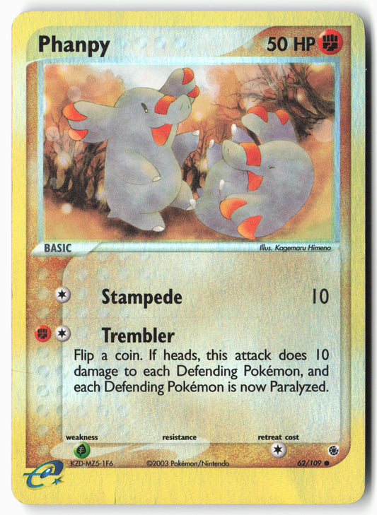Ruby and Sapphire #62/109 Phanpy Reverse Holo