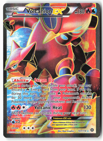 XY - Steam Siege #107/114 Volcanion EX (Full Art)