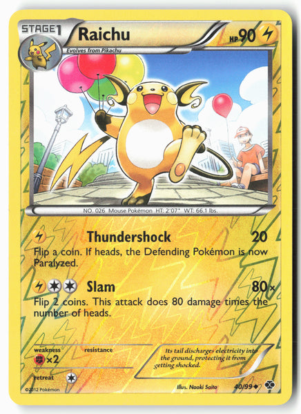 Next Destinies #40/99 Raichu Reverse Holo