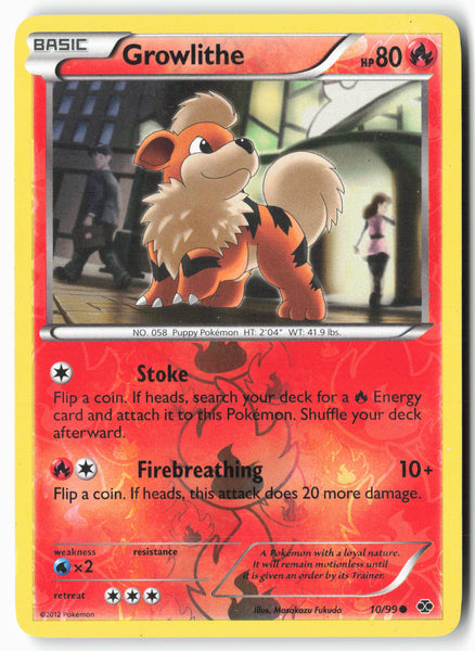 Next Destinies #10/99 Growlithe (10) Reverse Holo