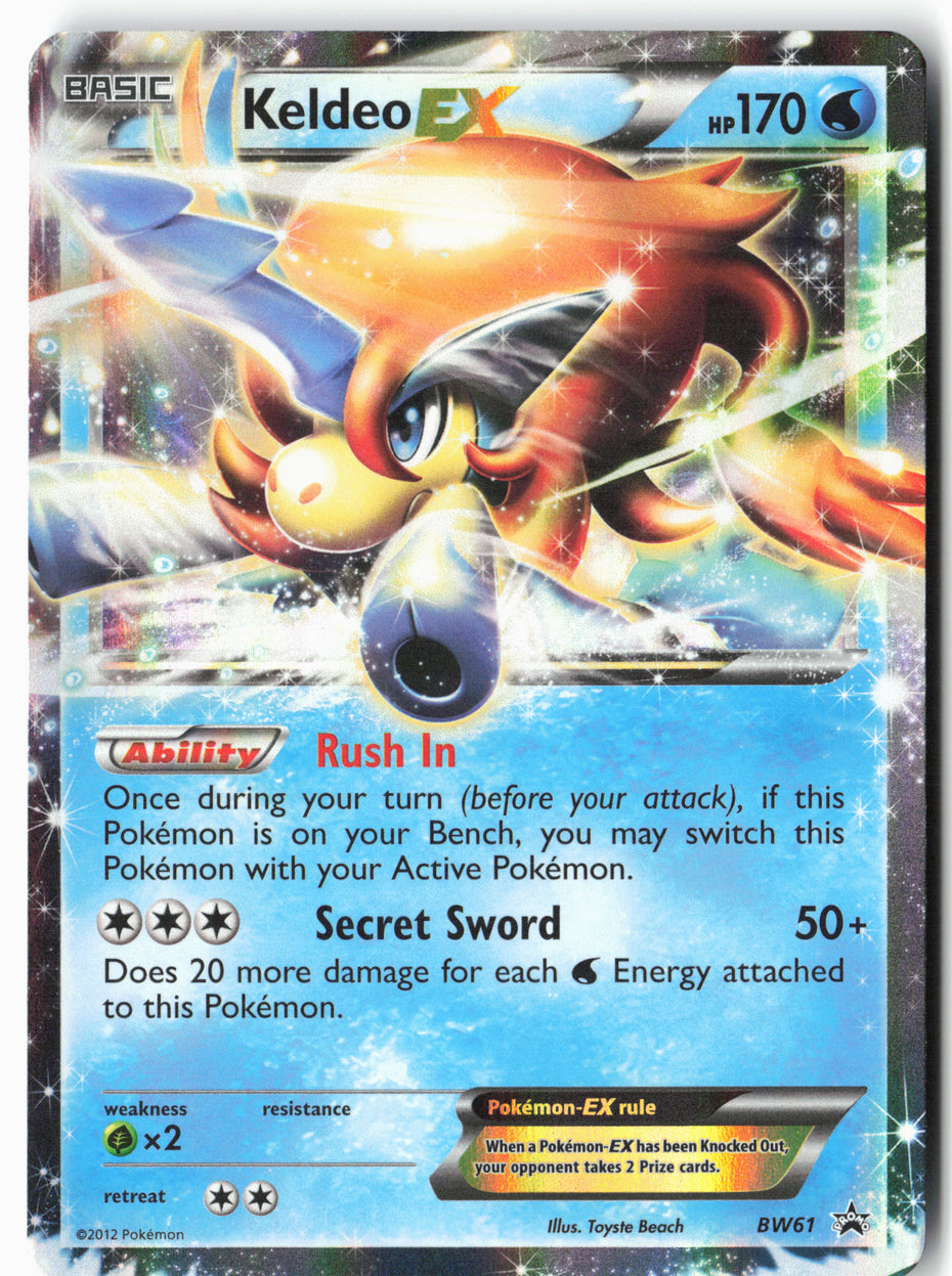 Black and White Promos #BW61 Keldeo EX