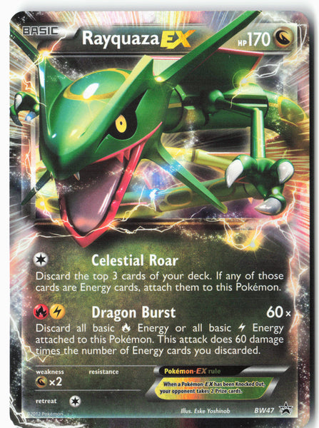 Black and White Promos #BW47 Rayquaza EX -BW47