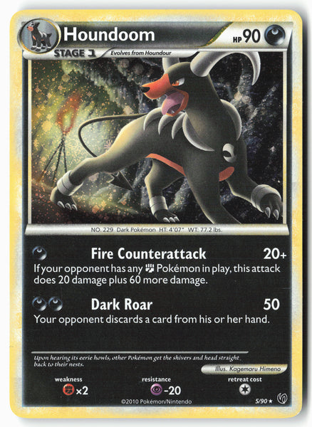 Undaunted #5/90 Houndoom Holo Swirl