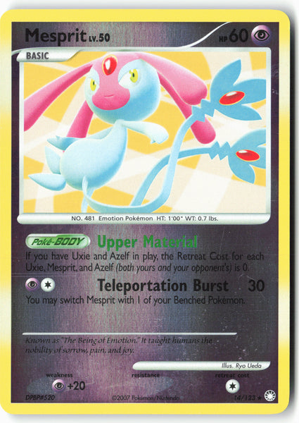 Mysterious Treasures #14/123 Mesprit Reverse Holo