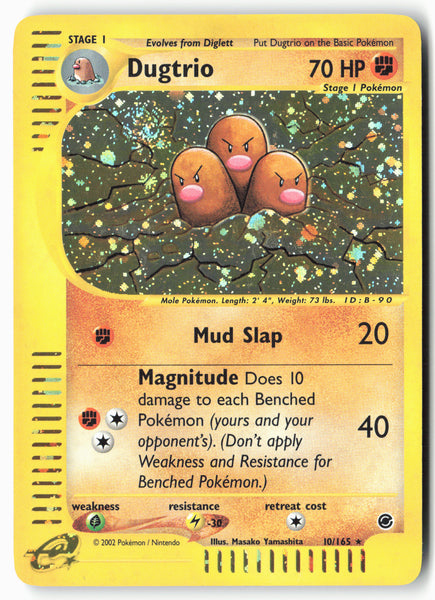 Expedition #010/165 Dugtrio (10) Holo Swirl