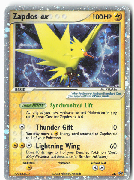 Nintendo Promos #033 Zapdos ex