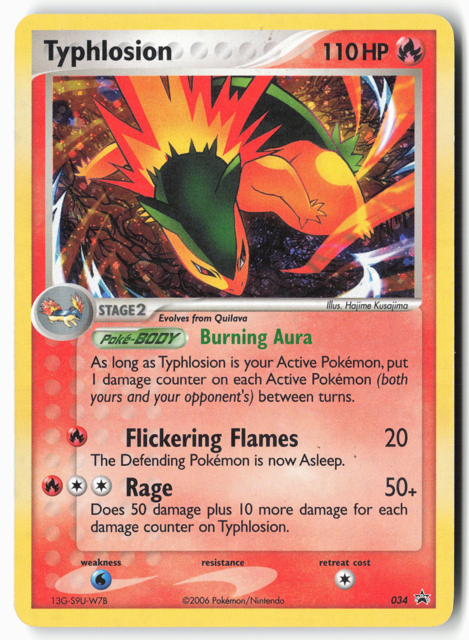 Nintendo Promos #034 Typhlosion Holo