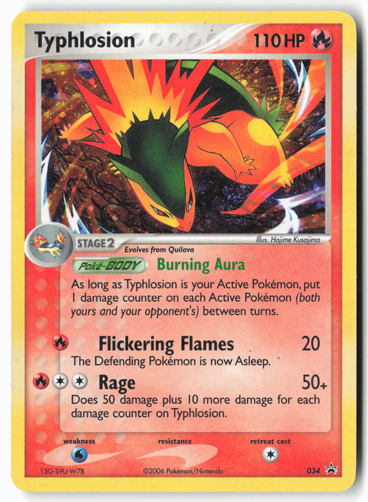 Nintendo Promos #034 Typhlosion Holo