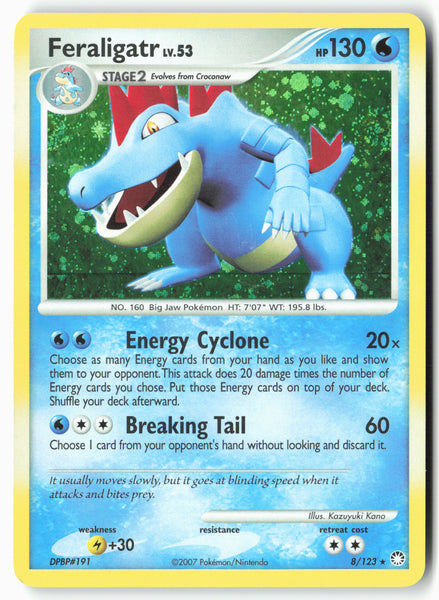 Mysterious Treasures #8/123 Feraligatr Holo Swirl