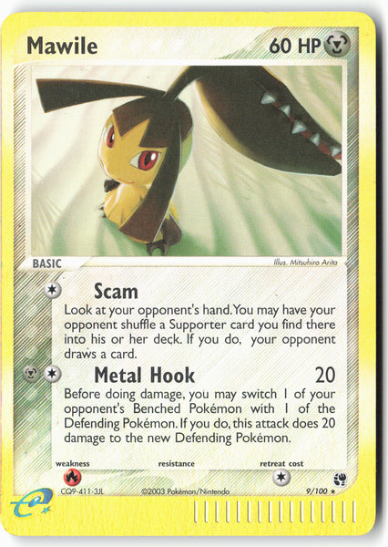 Sandstorm #9/100 Mawile Reverse Holo