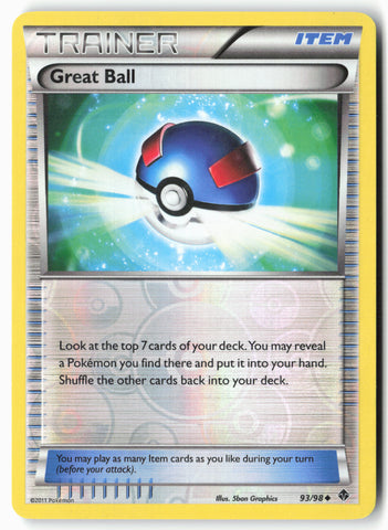 Emerging Powers #93/98 Great Ball Reverse Holo