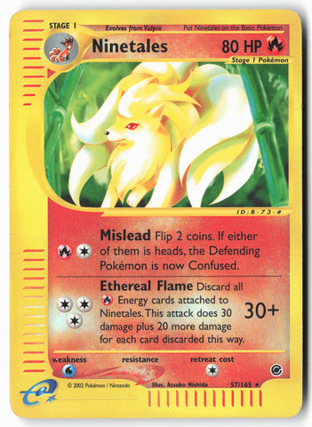 Expedition #057/165 Ninetales (57) Reverse Holo