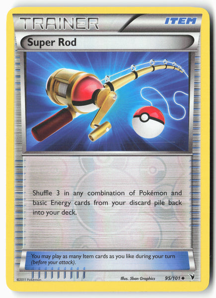 Noble Victories #95/101 Super Rod Reverse Holo