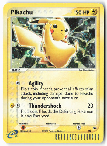 Nintendo Promos #012 Pikachu Holo Swirl