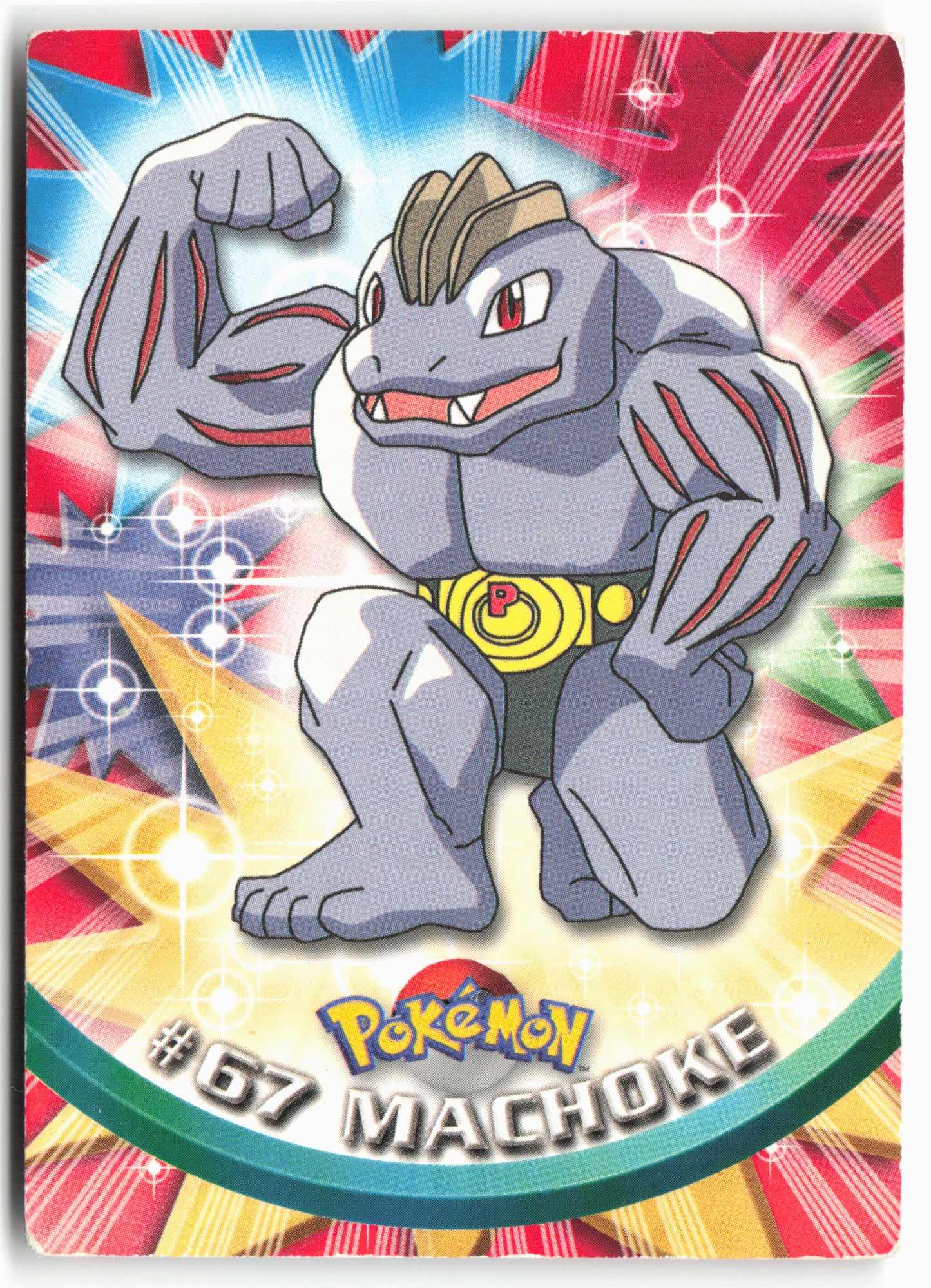 Machoke Pokemon Card Topps #67