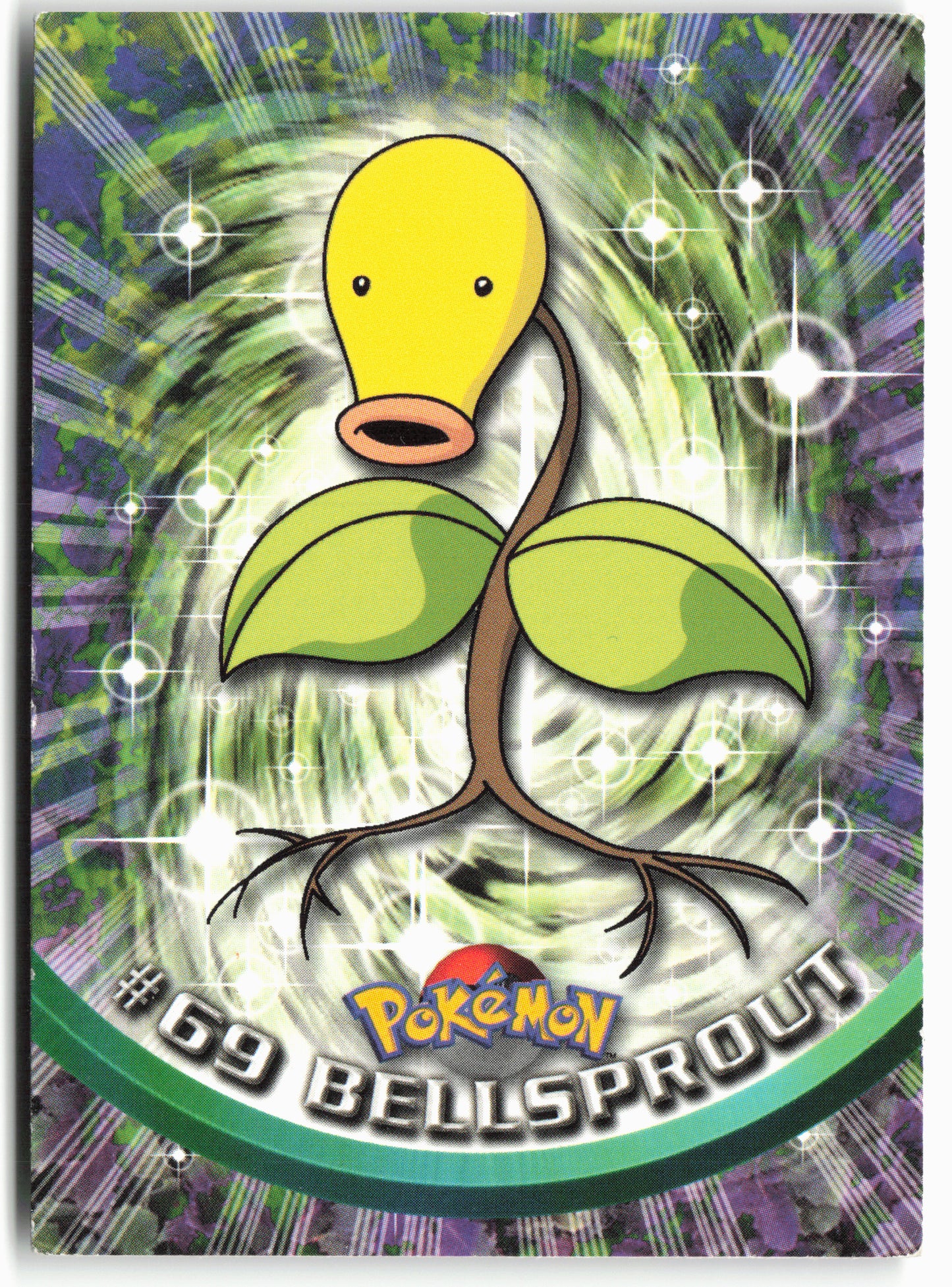 Topps #69 Bellsprout Pokémon - Non-Holo - Black Label - clydg