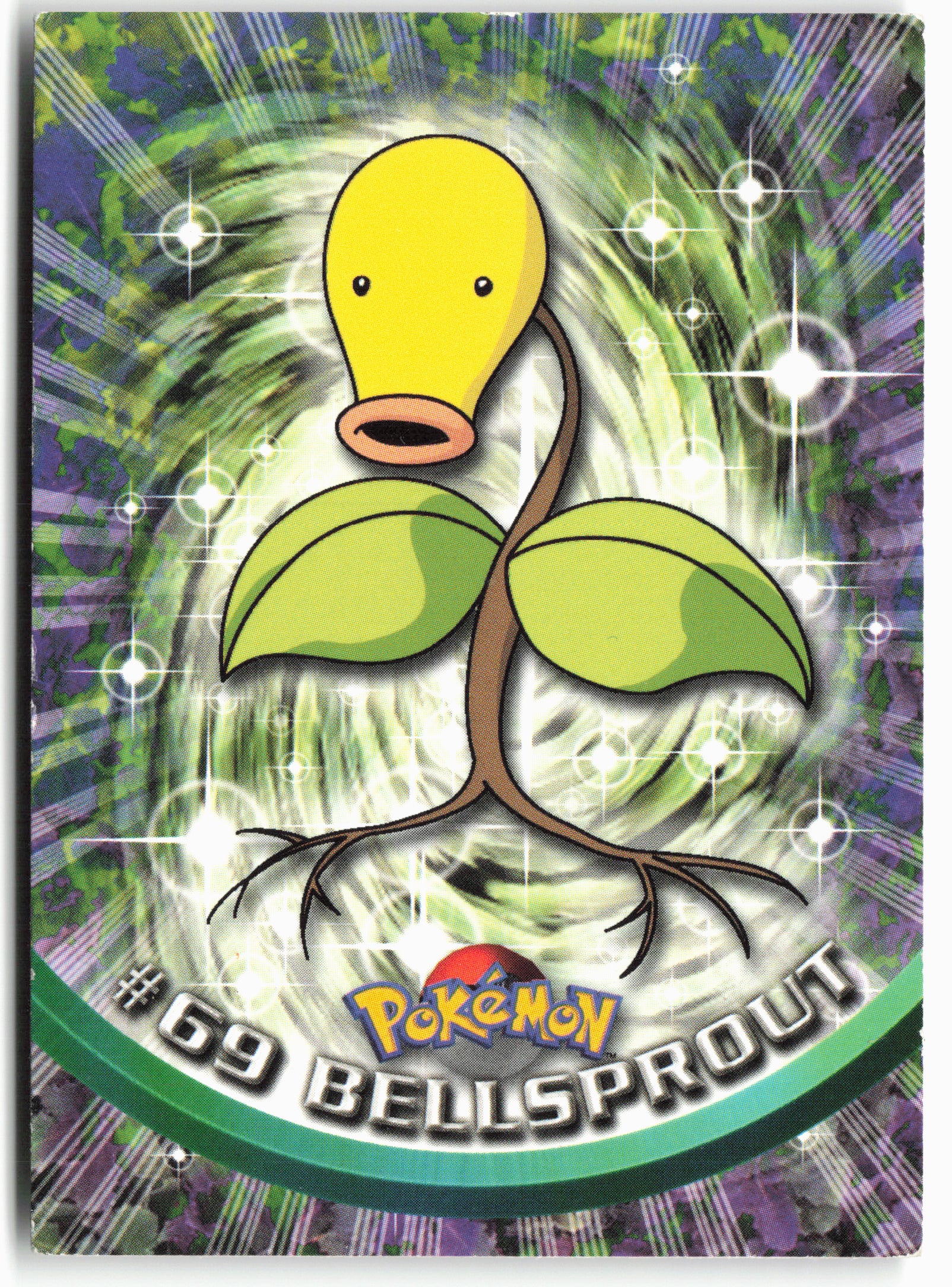 Topps #69 Bellsprout Pokémon - Non-Holo - Black Label - clydg
