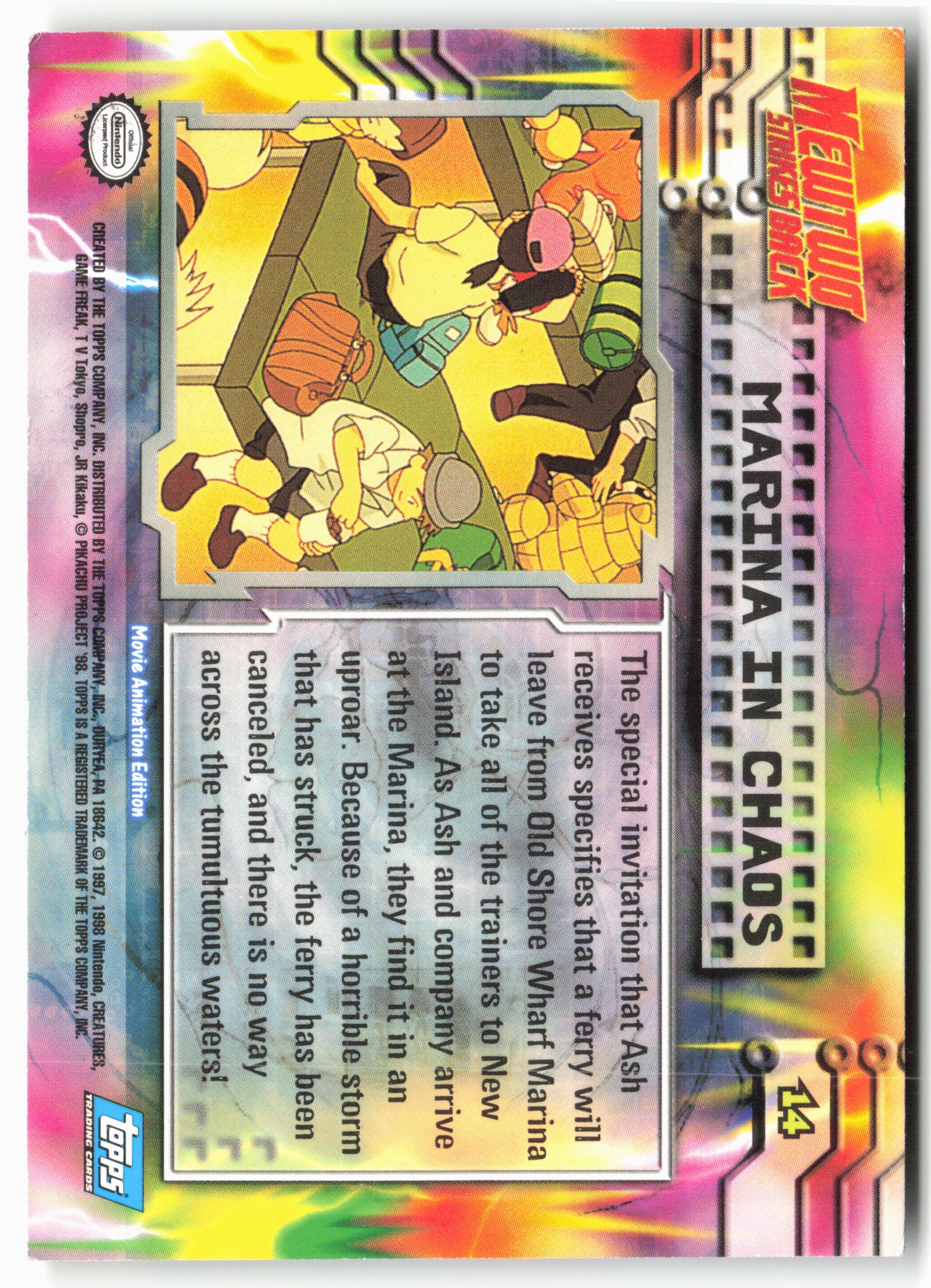MewTwo Strikes Back #14 Marina in Chaos Pokémon - Non-Holo - clyg7