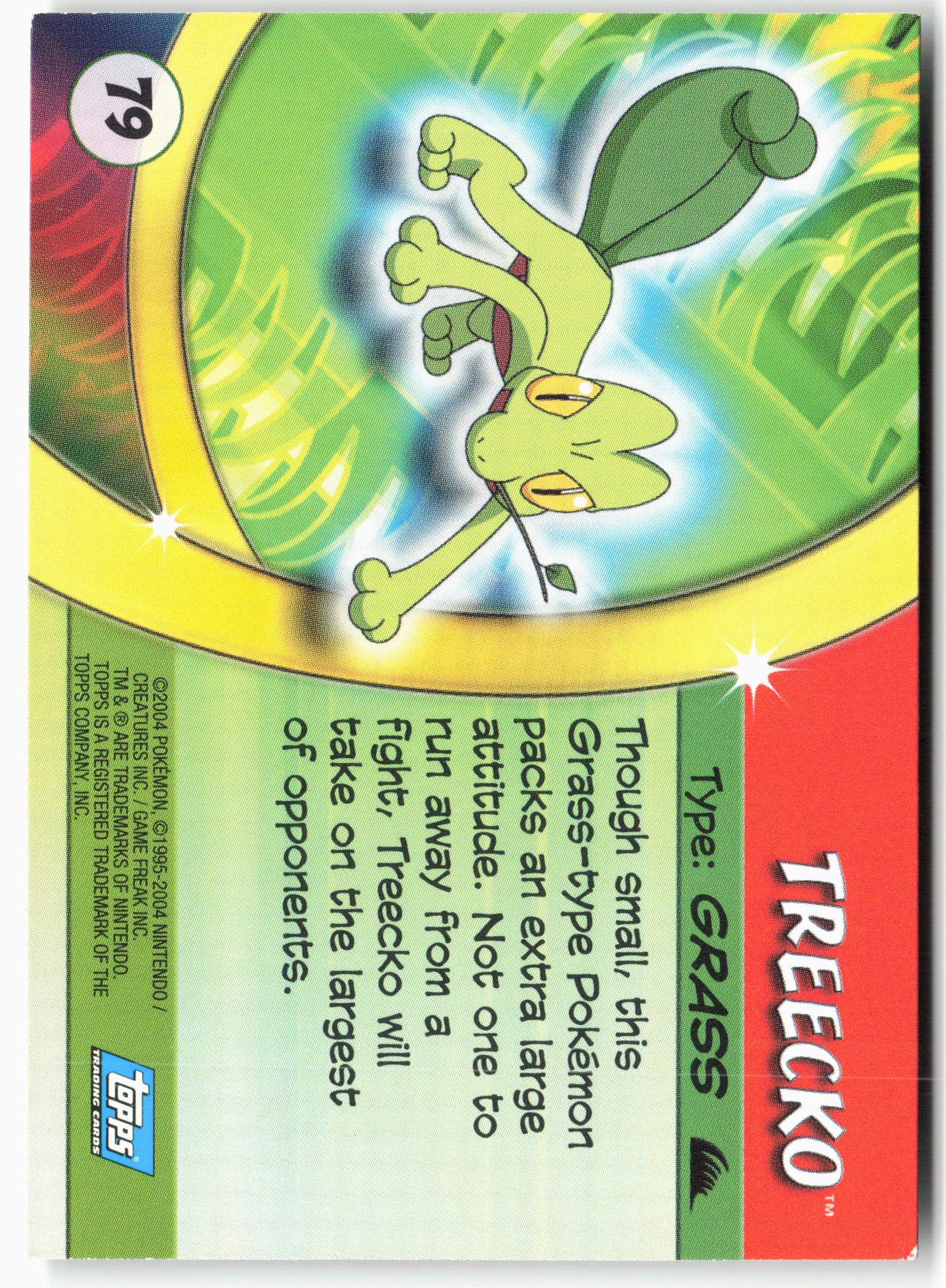 Advanced Challenge #79 Treecko Pokémon - Holo - clyjm