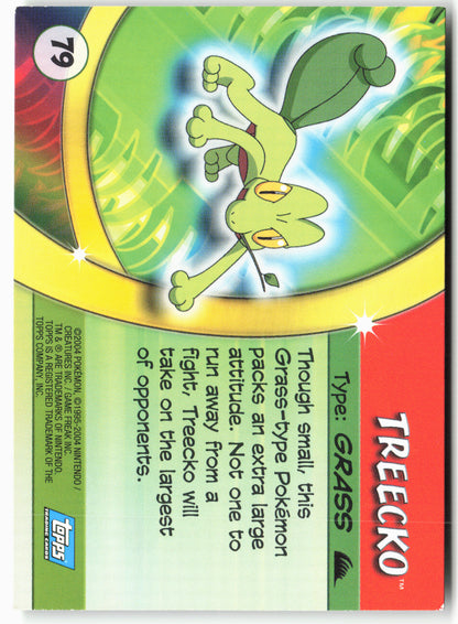 Advanced Challenge #79 Treecko Pokémon - Holo - clyjm