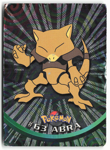 Topps #63 Abra Pokémon - Holo - clyk1 - Heavy DMG