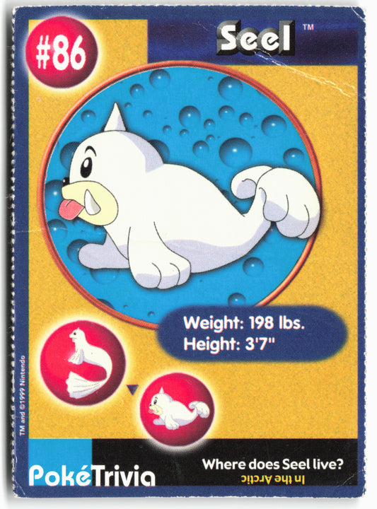 MewTwo Strikes Back #86 Seel Burger King - clyli