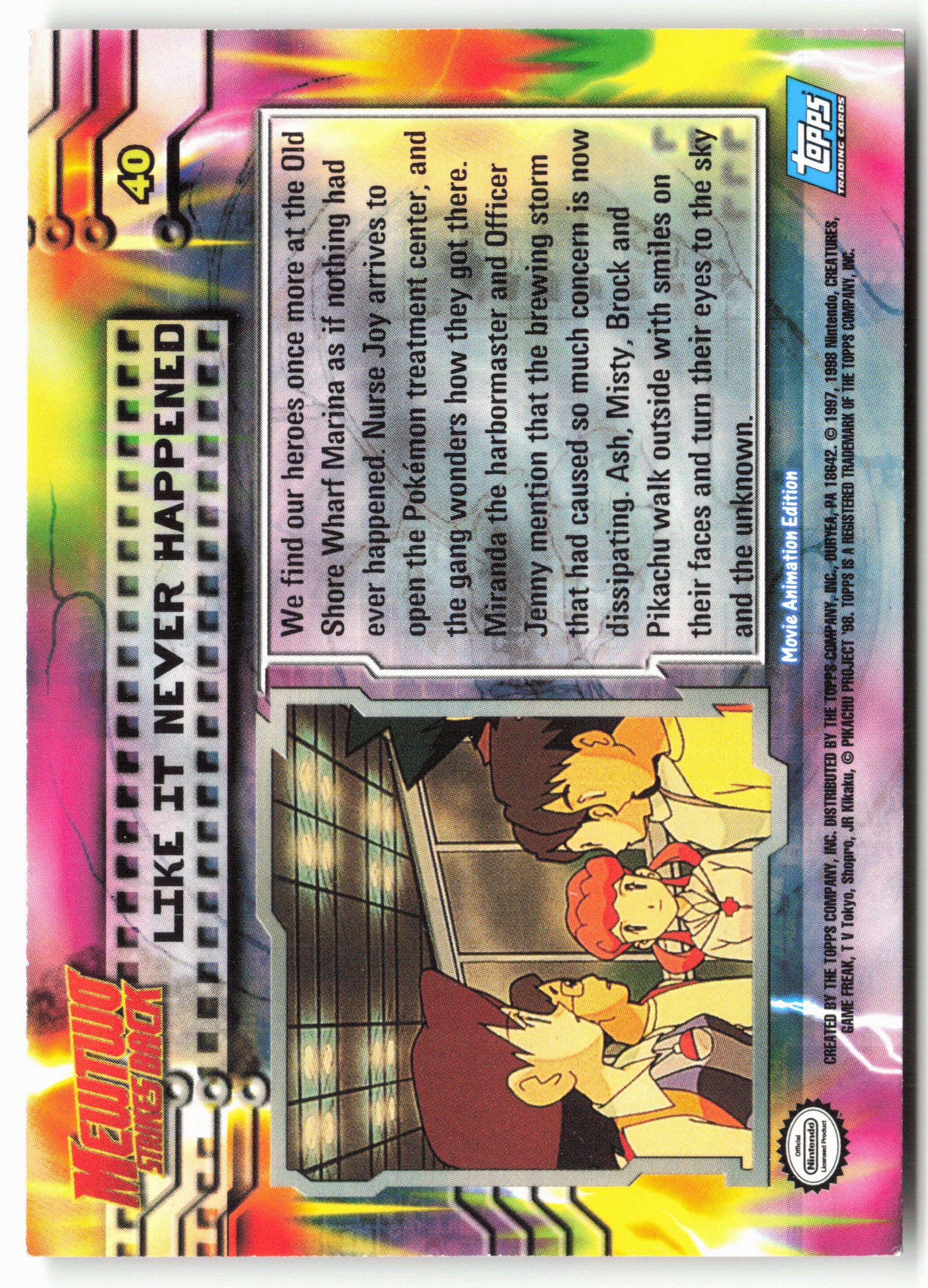MewTwo Strikes Back #40 Like it Never Happened Pokémon - Non-Holo - clyml