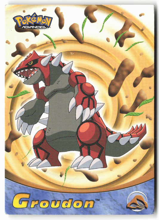 Advanced #36 Groudon Pokémon - Non-Holo - clync
