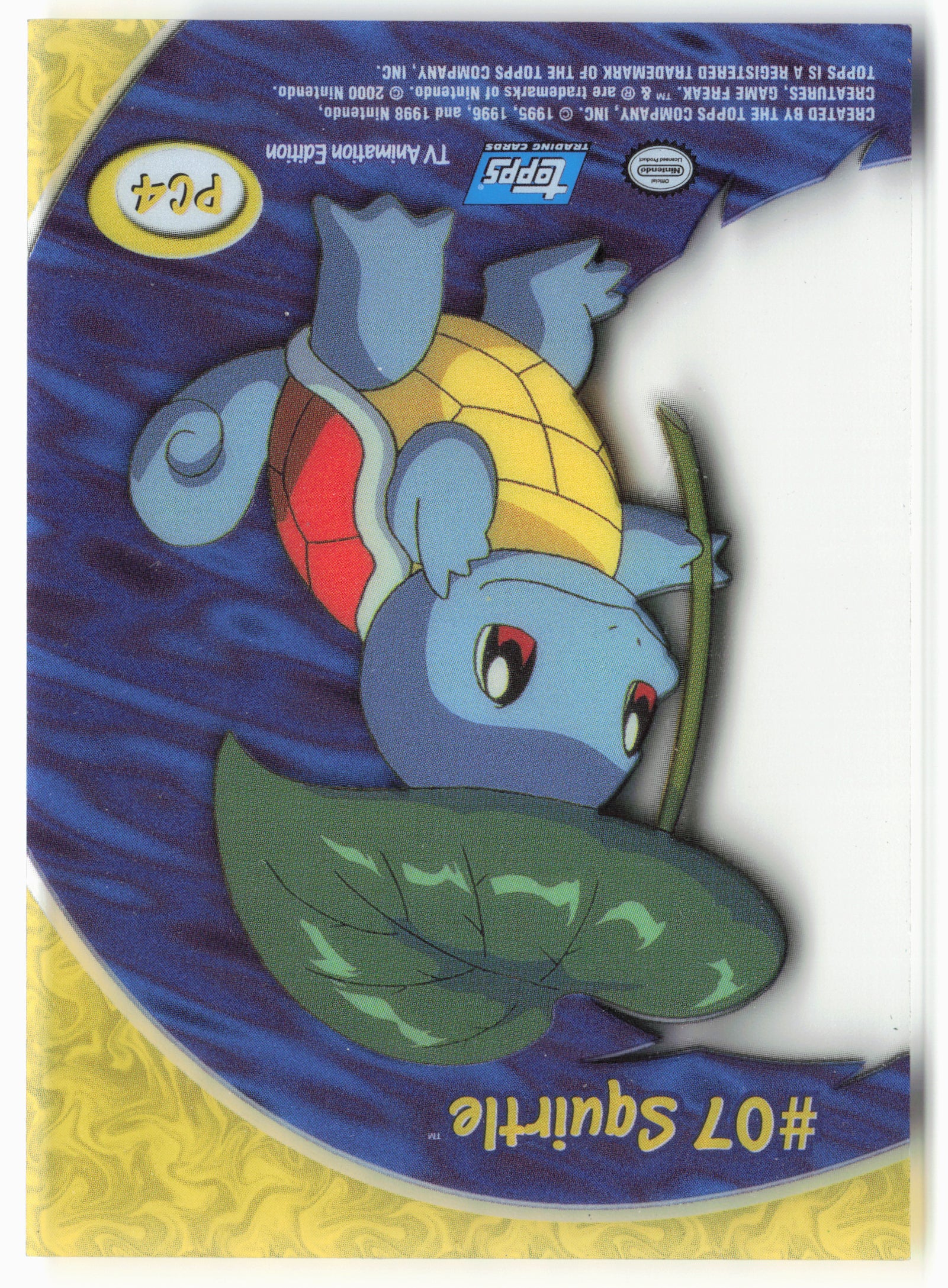 Topps #PC4 #07 Squirtle Clear - Pokémon - clyng