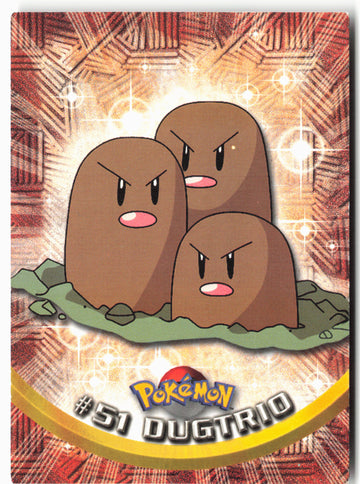 Topps ##51 Dugtrio Pokémon - Non-Holo - clynh