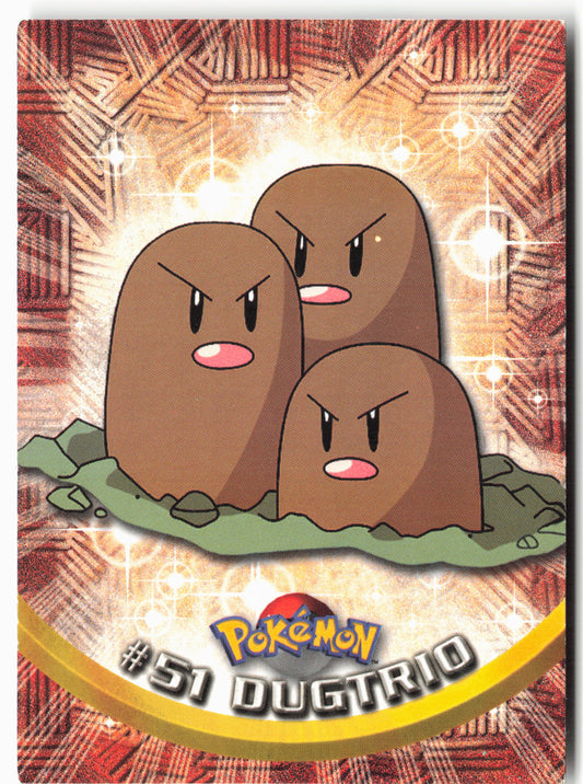 Topps ##51 Dugtrio Pokémon - Non-Holo - clynh
